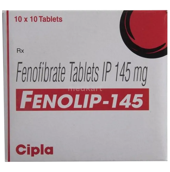 fenolip 145mg tablet 10's